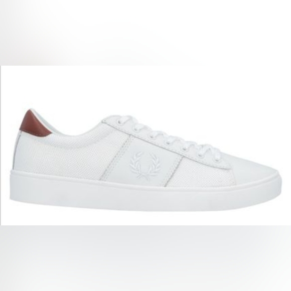 Fred Perry Shoes - Fred Perry Women's Low Cut Sneakers Size 8 - White - Leather and Canvas - NWOT!
